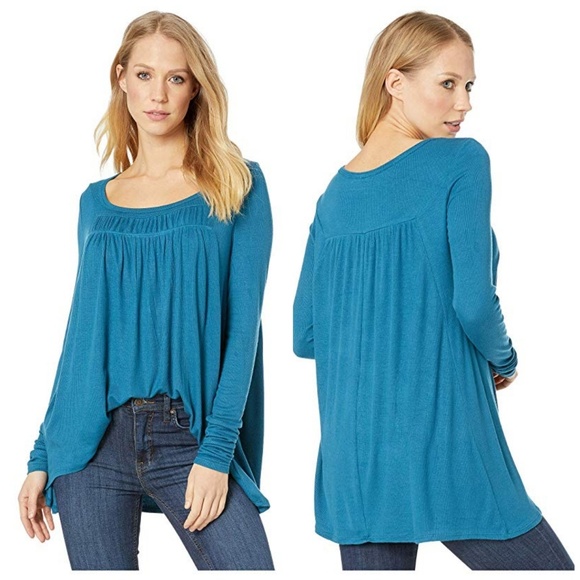 Free People Tops - WE THE FREE Love Valley Long Sleeve High/Low Top